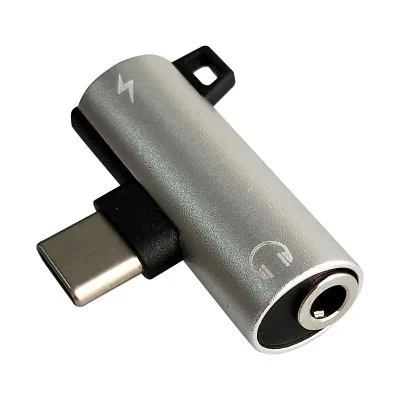 2 in 1 type c 3 5mm aux adapter USB C to 3 5mm AUX Headphone Adapter for xiaomi mi 9 8 6 Type C 3 5 Jack Earphone Audio adapter