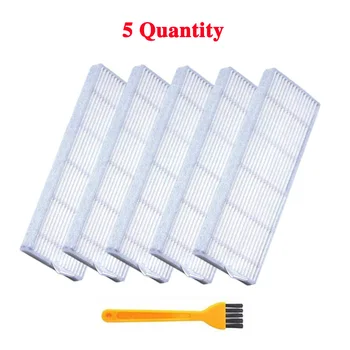

5PCS HEPA Filter Replacement Parts Spare Kits for Cecotec Conga 1290 1390 Vacuum Cleaner Sweeping Robot