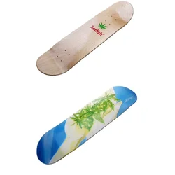 Fashion Street Action Skateboard Maple Wood Deck Double Rocker Skateboard Professional Adult Patineta Fitness Equipment