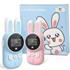 1 Pair Portable Handheld  Children's Walkie Talkie Kids Mini Toys Transceiver 3KM Range UHF Radio Lanyard Interphone Baby Gift 1