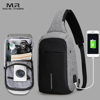 

Mark Ryden New Arrival Crossbody Bags Men Anti-theft Chest Suits Summer Short Trip Messengers Bag Water Repellent Shoulder Bag