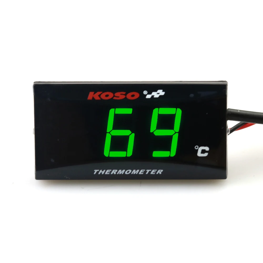 Мотоцикл инструменты термометр Температура воды датчик температуры цифровой дисплей Калибр метр для Kawasaki Honda BMW универсально