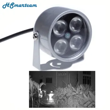 미니 CCTV LED IR LED 일루미네이터 조명, IR 적외선 방수 야간 투시경 CCTV 필 라이트, CCTV 카메라 ip 카메라용, 4 배열
