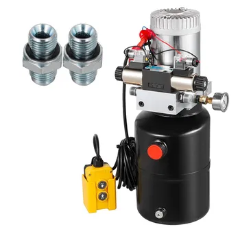 

6L DOUBLE ACTING HYDRAULIC PUMP DUMP TRAILER RESERVOIR UNIT PACK POWER UNIT