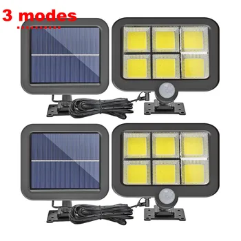 

120/100LED Solar Power Street Light PIR Motion Sensor Wireless Wall Lamp Garden Security Lamps Outdoor Waterproof Luminaria 3 mo