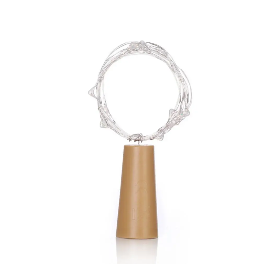 10LED Red Wine Bottle Stopper Copper Wire Lamp String Cork Lights Night Light | Дом и сад