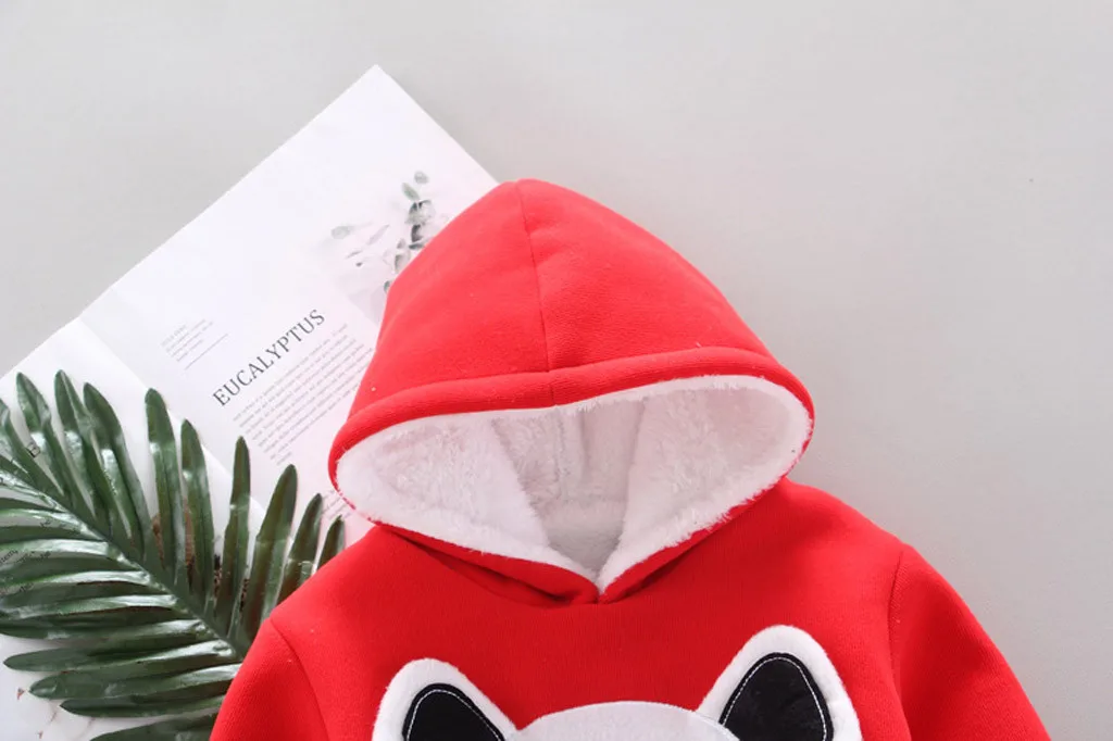 SAGACE топы для малышей; свитшоты; детские толстовки с капюшоном для маленьких мальчиков и девочек; Детские теплые толстовки из плотного флиса с длинными рукавами с героями мультфильмов; топы