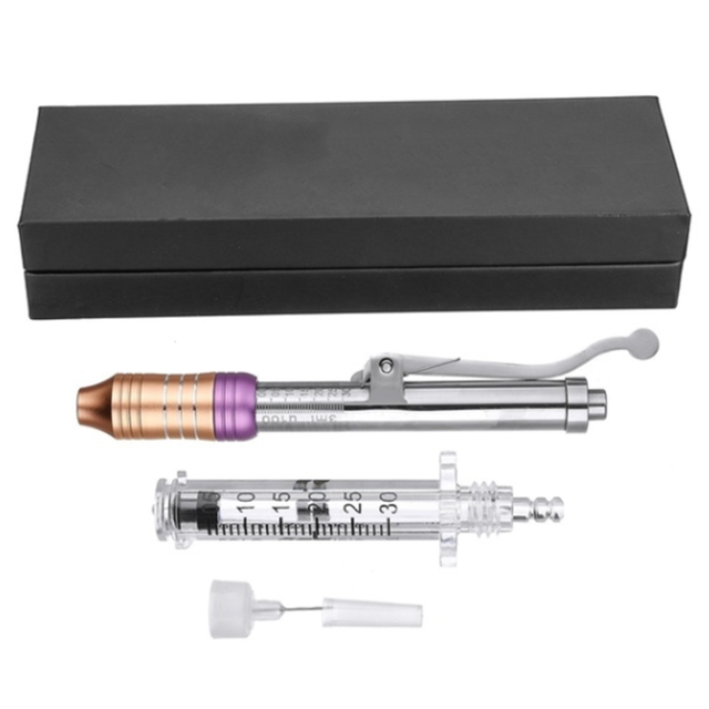 quality Hyaluronic Injection Pen Massage Atomizer Pen Kit For Professional High Pressure Anti Wrinkle Water Syringe Needle
