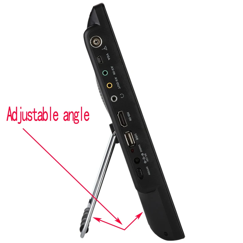 Korea Digital Mini Tv LEADSTAR 14 inch HD Portable Mini TV Built in ATSC-T Digital Tuner Atsc decoder Supports H265/Hevc