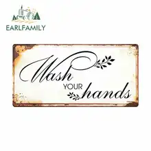 ^^Best Offers EARLFAMILY 13cm x 6.6cm for Wash Your Hands Sign Funny Car Stickers Bumper RV VAN Fine Decal JDM Vinyl Car Accessories ^^Best Offers EARLFAMILY 13cm x 6.6cm for Wash Your Hands Sign Funny Car Stickers Bumper RV VAN Fine Decal JDM Vinyl Car Accessories