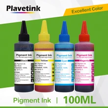 Plavetink 400 мл пигментные чернила 4 цвета универсальные флаконы чернила для Epson для Canon для hp для принтера Brother набор для заправки чернил