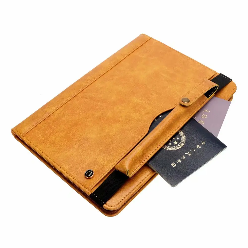 Деловой кожаный чехол для планшета для samsung Galaxy Tab S3 T820 T825 SM-T820 SM-T825 9,7 дюймов Чехол-книжка держатель для карт с подставкой защитный чехол с карандашом+ ручка