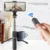 FANGTUOSI алюминиевый сплав Беспроводной Bluetooth Selfie Stick Складные Моноподы Универсальный Штатив для Смартфонов для Экшн-камер