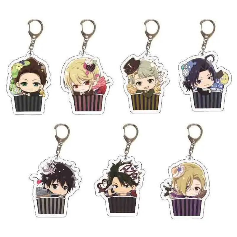 Аниме Мориарти Патриот Вильям Джеймс Сумки подвеска брелок акриловый школьная