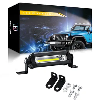 

1Pcs Car Work Light Bar 48W 12V Spot Beam Driving Fog Lamp For SUV Off-Road Car Fog Light LED Work Lights Spotlight Bar