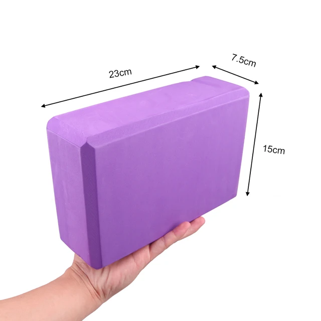 EVA Yoga Block Colorful Foam Block Brick Exercise Fitness Tool Exercise Workout Stretching Aid Body Shaping