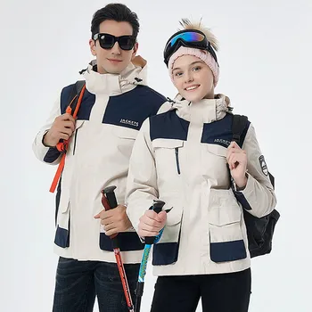 

Winter Jacket Men And women Couple Warm Softshell Long Sleeved Solid Color Zipper Down Jacket Light Top Quality Cotton Coat