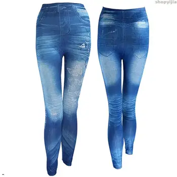 

Sexy imitation Jeggings Skinny Pants Classic Stretchy Slim Leggings fashion big size bottoms hot sale Women New Fashion