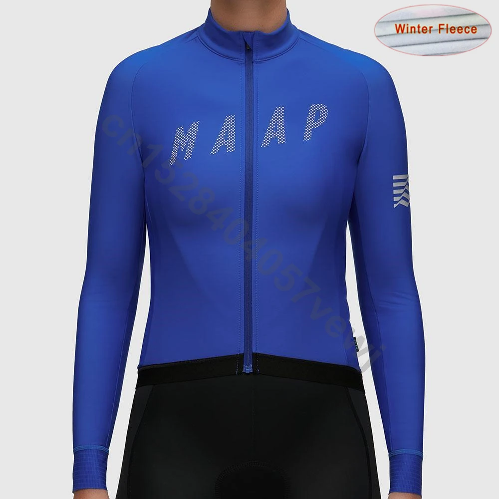Pro Team MAAP велосипедная одежда зимняя теплая флисовая женская одежда для велоспорта MTB maillot Ropa Ciclismo велосипедная одежда mujer