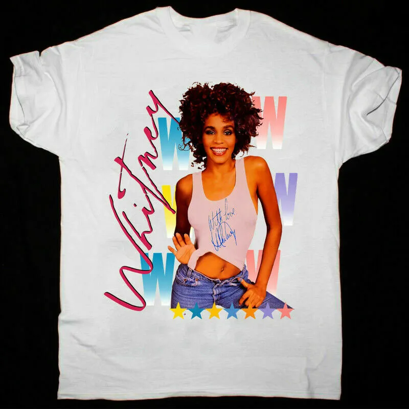 New Whitney Houston Shirt Vintage 1987 The Mom T-Shirt Reprint Size S-2Xl Unisex Men Women Tee | Мужская одежда