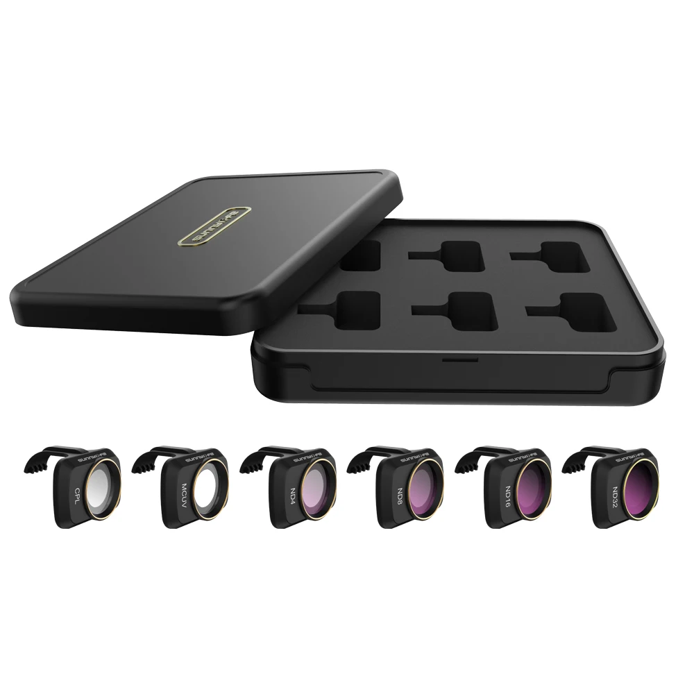 Для DJI Mavic Mini фильтры ND MCUV CPL ND4/PL ND8/PL ND16/PL ND32/PL фильтры для объективов с поляризатором для DJI Mavic Mini АКСЕССУАРЫ - Цвет: 6pcs