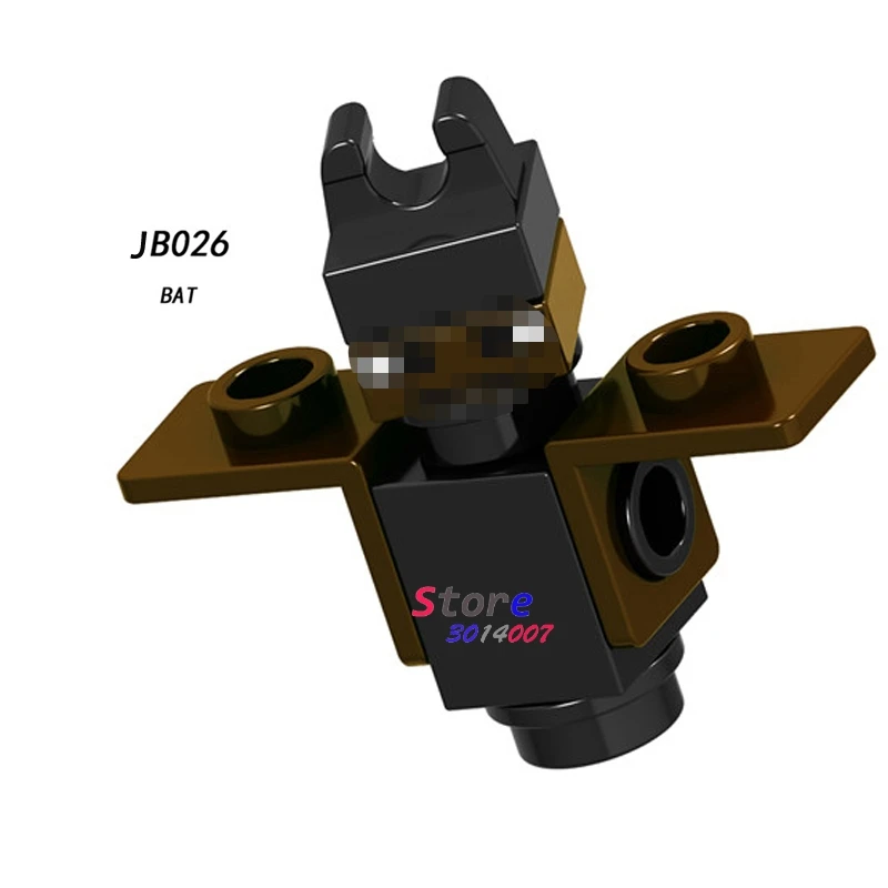 JB026 50 шт. строительные блоки мультфильм фильм серия с персонажами из мультфильмов о животных лошадей Гаст паук Ослик полярные кирпичи для детей Детские игрушки - Цвет: JB026