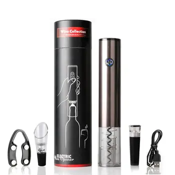

Rechargeable Electric Wine Opener Automatic Corkscrew One Touch Wine Bottle One-Key Opening