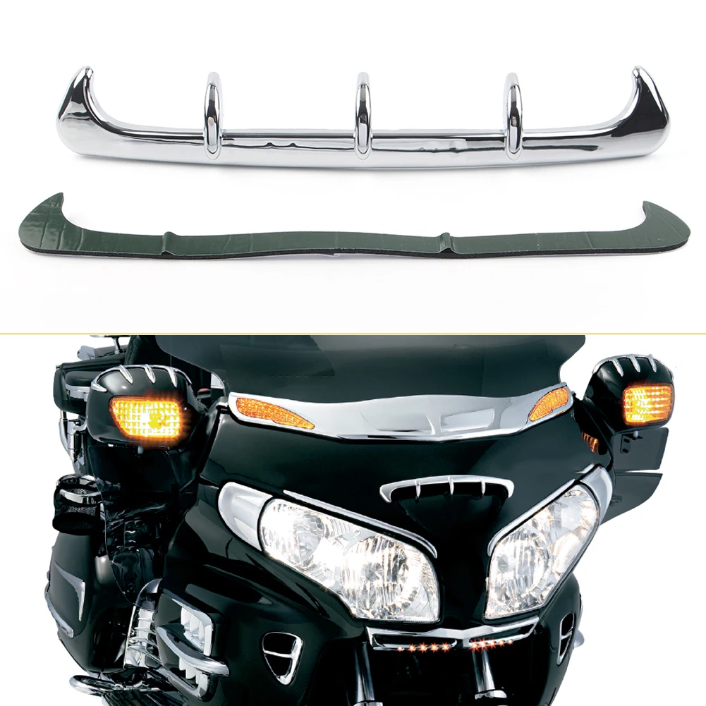 Front Headlight Panel For Goldwing GL1800 2006-2011 2010 Chrome Fairing