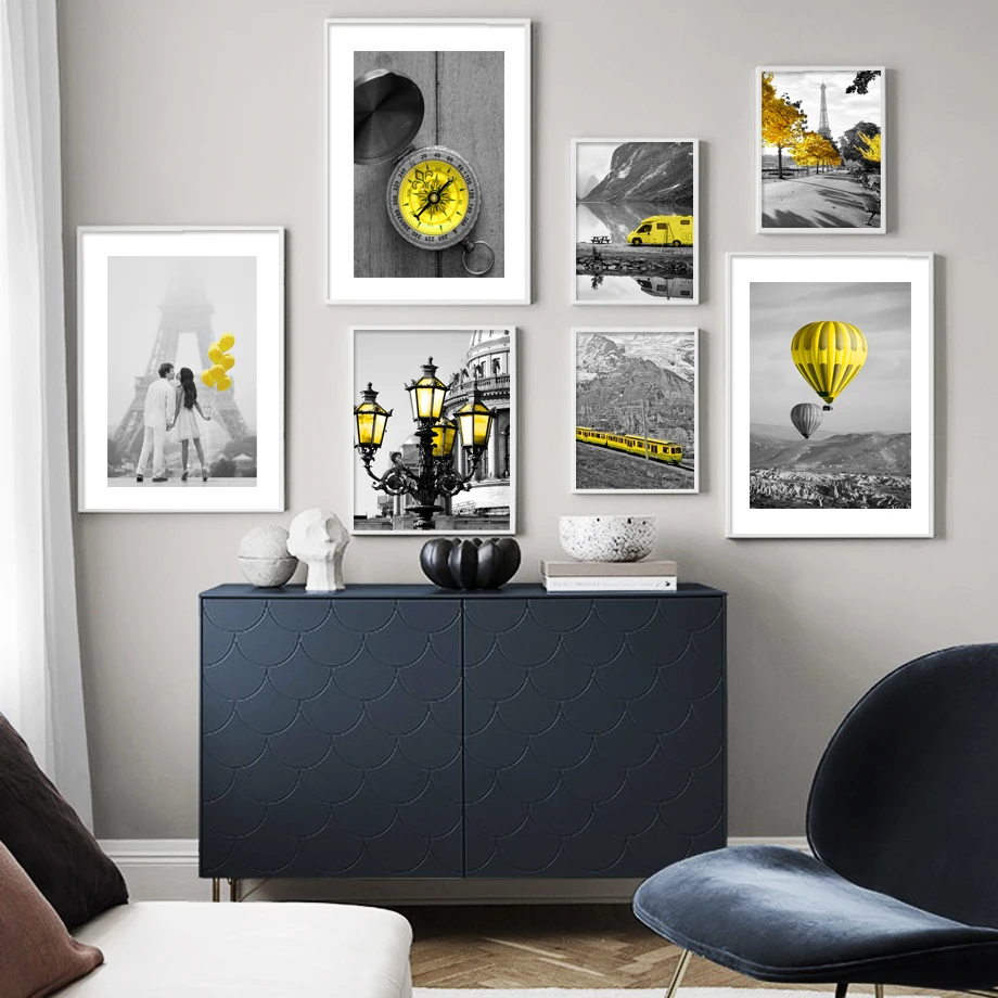 Retro-Paris-Tower-Street-Lovers-Car-Nordic-Posters-And-Prints-Wall-Art-Canvas-Painting-Wall-Pictures (2)