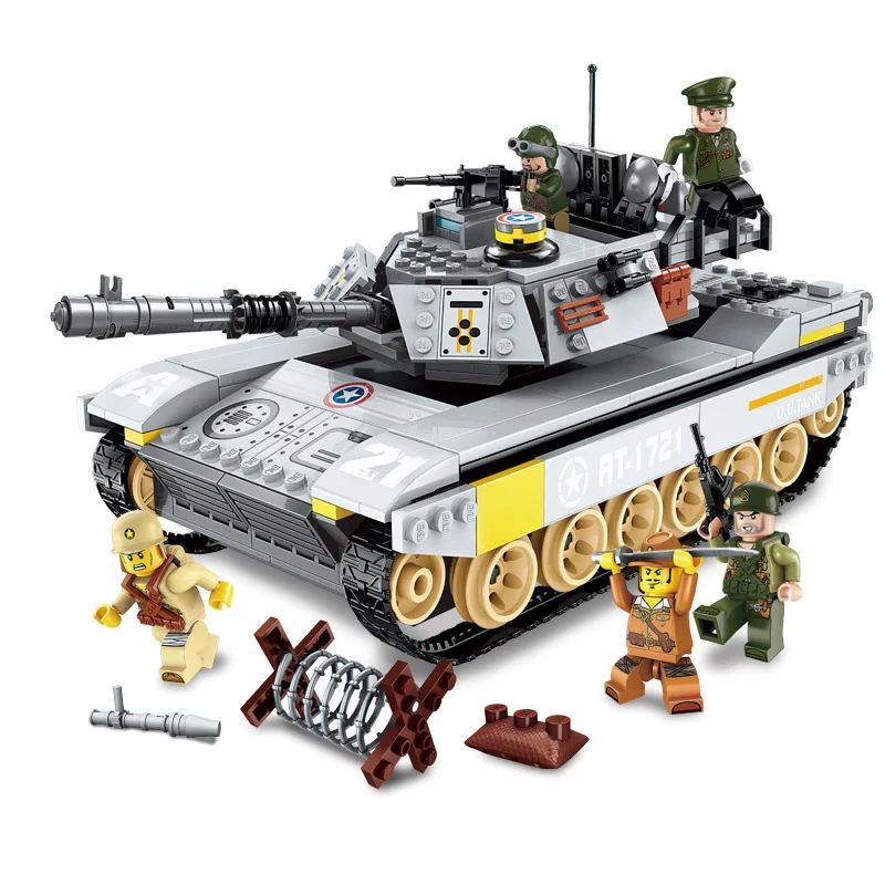 

ENLIGHTEN 2721 Rain the Fighter Children'S Educational Assembled Building Blocks Toy Era Transformation Tank