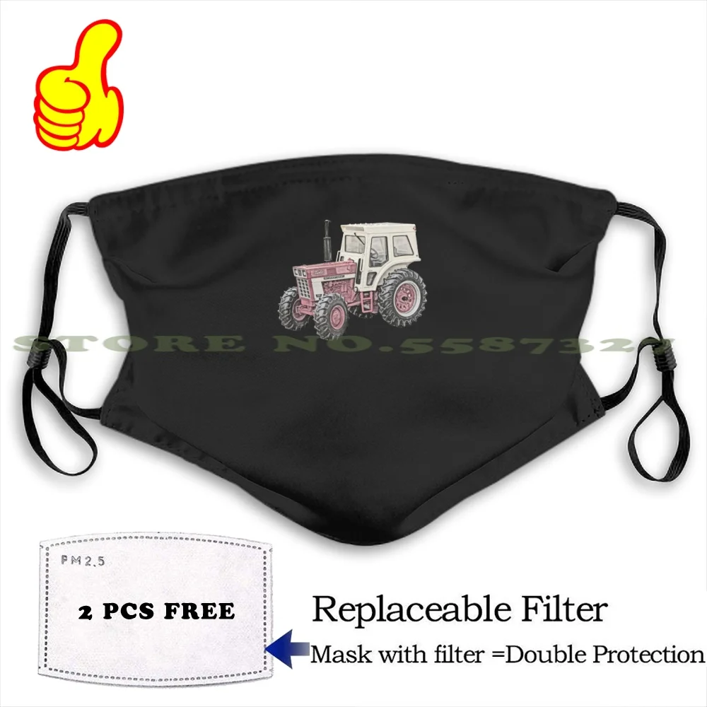 International Havester Farmall 1566 Face Mask With Filter Agriculture Antique Classic Crop Farm | Аксессуары для одежды