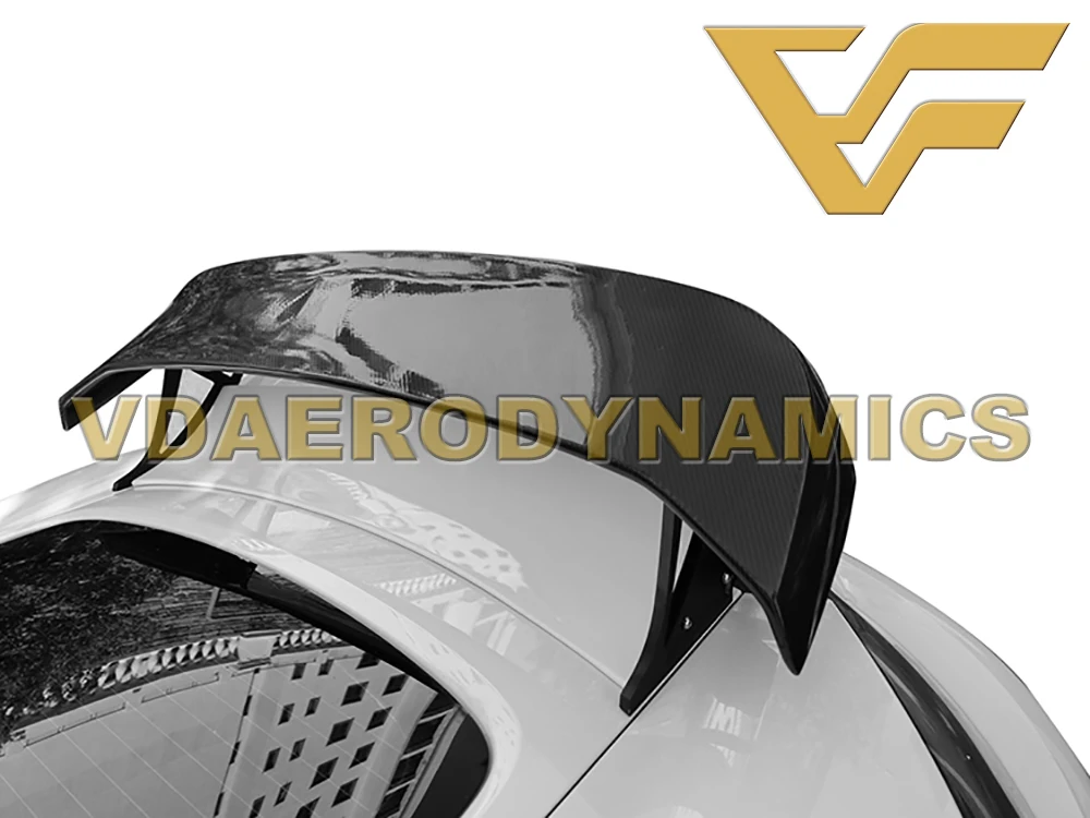 Подходит для 16-20 718 Porsche Cayman или Boxster VAD-TR половина углеродного волокна спойлер на задний багажник, крыло