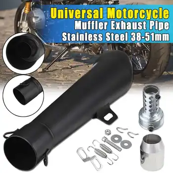 

38-51mm Motorcycle Muffler Exhaust Pipe Slip-On Exhaust Muffler Silencer Stainless Steel Universal for ATV Dirt Bike for Honda