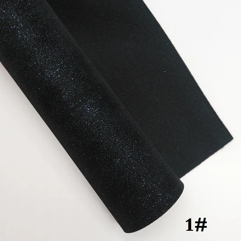 1 Glitterwishcome 21X29 см A4 размер винил для бантов нубук кожа с блестками Fabirc искусственная кожа листы для бантов, GM301A - Цвет: 1