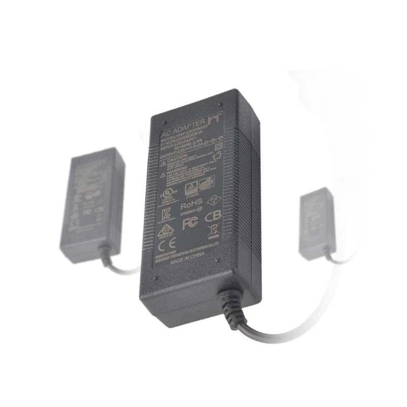 

12V 5A Power Adapter for Led Strip AC DC Adaptor Power Supply for LCD Monitor 100V-240V