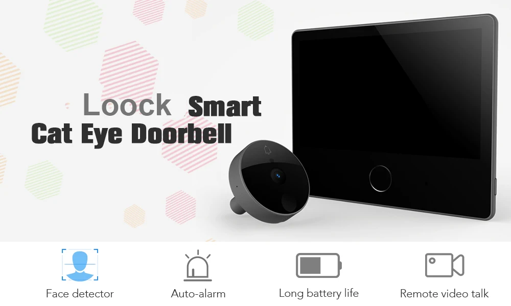 Xiaomi Loock CatY Smart видеопереговорное устройство Cat для глаз и лица Обнаружение движения сенсор противоугонное домашнее наблюдение приложение управление