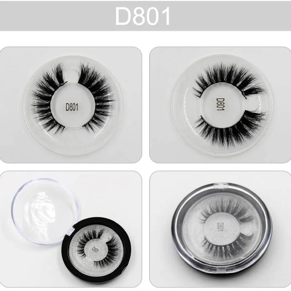 

SOQOZ 3D Mink Lashes Handmade Fluffy Mink Eyelashes High Volume Lashes Natural Long Lasting Dramatic Eyelashes Extension