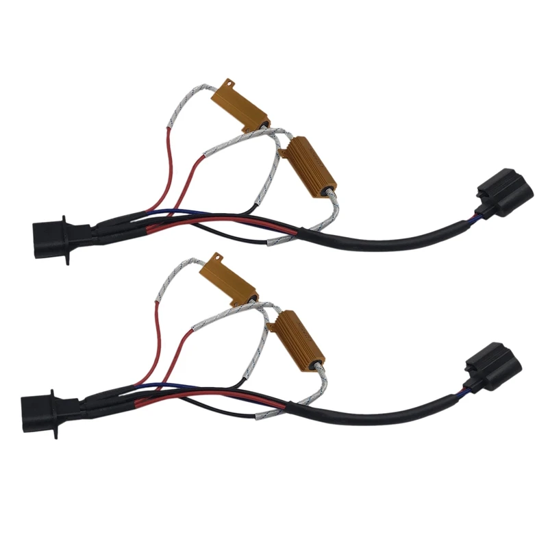 2 шт. H13 9008 Led Резистор Комплект реле жгута адаптер анти-мерцание Ошибка Декодер