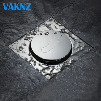 

2019 New Hot Sale For Stainless Steel Bouncing Floor Drain Square Bouncing Deodorant Pedal Floor Drain High Quality