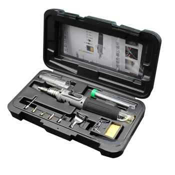 

10in1 Gas Soldering Iron set HS-1115K Butane Cordless Welding Torch Kit Ignition Butane Gas Soldering Iron Set 26ml