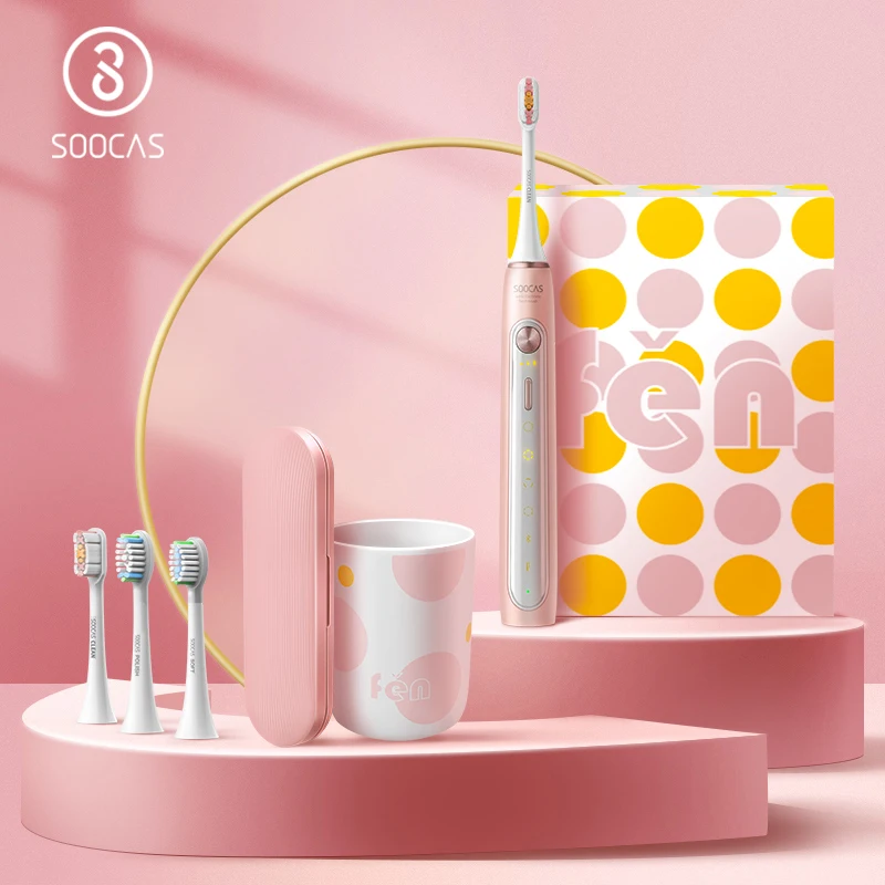 SOOCAS X5 электрическая зубная щетка Xiaomi Mijia ультразвуковая обновленная для взрослых
