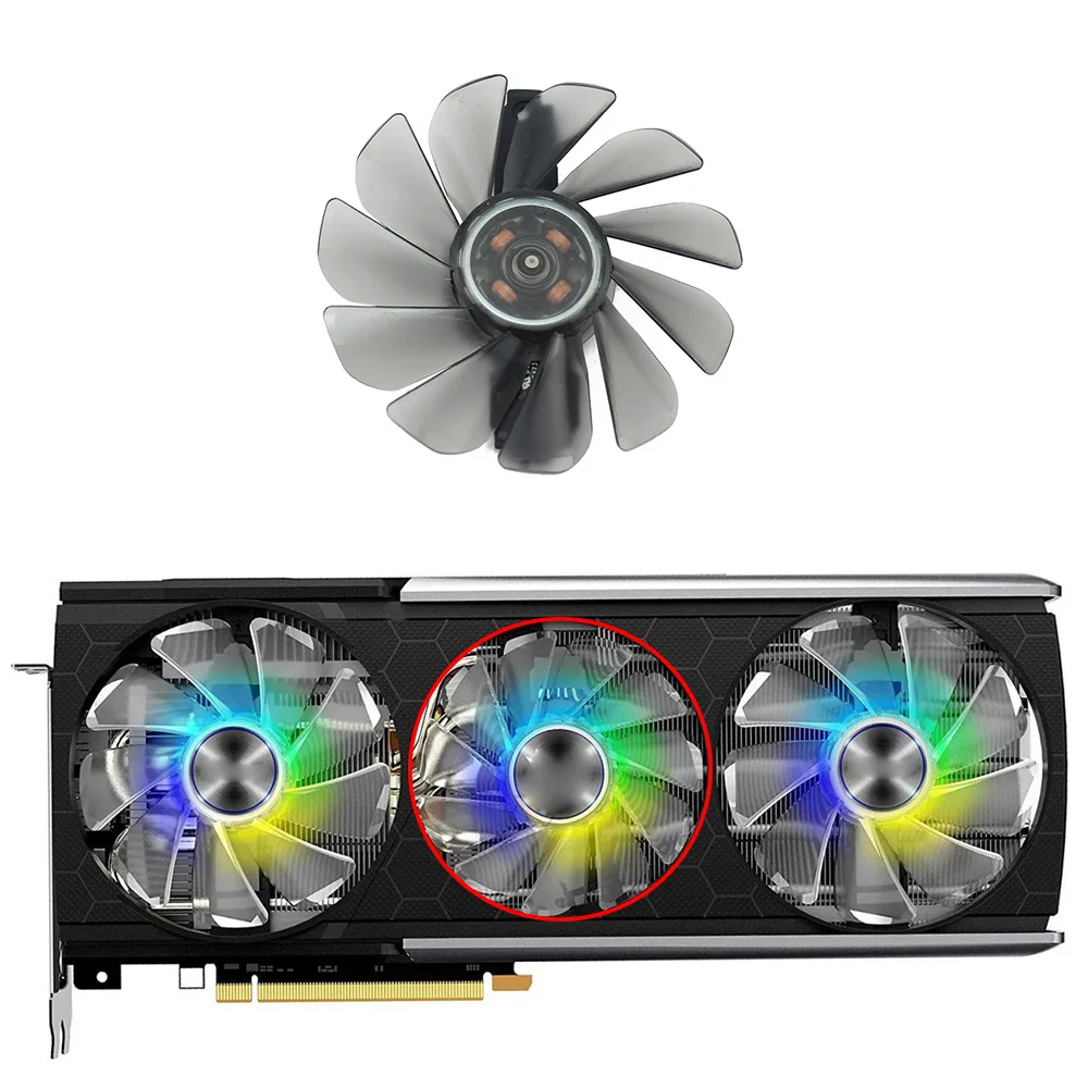 Вентилятор охлаждения FD10015M12D вентилятор ARGB для Sapphire RX 5700 XT 8 Гб NITRO + специальное