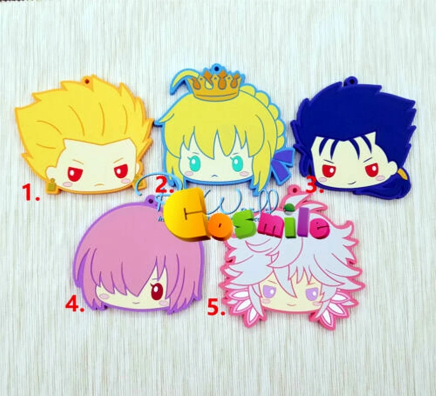 Fate/Grand Order FGO Merlin Nero Saber Shielder Mainyu Alter Keyring Strap wallet phone mobile key belt gift fashion cute | Украшения и