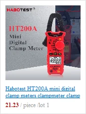 HT206B цифровой клещи true pinza amperimetrica мультиметр зажим