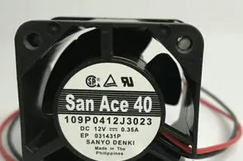 

FOR Sanyo Denki 109P0412J3023 DC 12V 0.35A 40x40x28mm 2-wire Server Cooling Fan
