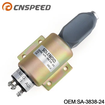 

SA-3838-24 24V 3 Terminals Fuel Shutoff Stop Solenoid For Cummins