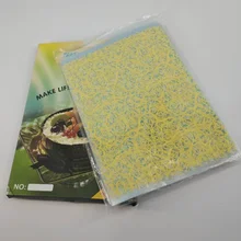 Многоузорная бумага для переноса еды, листы для переноса шоколада, бумага для поделок, для выпечки, съедобные украшения торта, специальные инструменты для печати краев