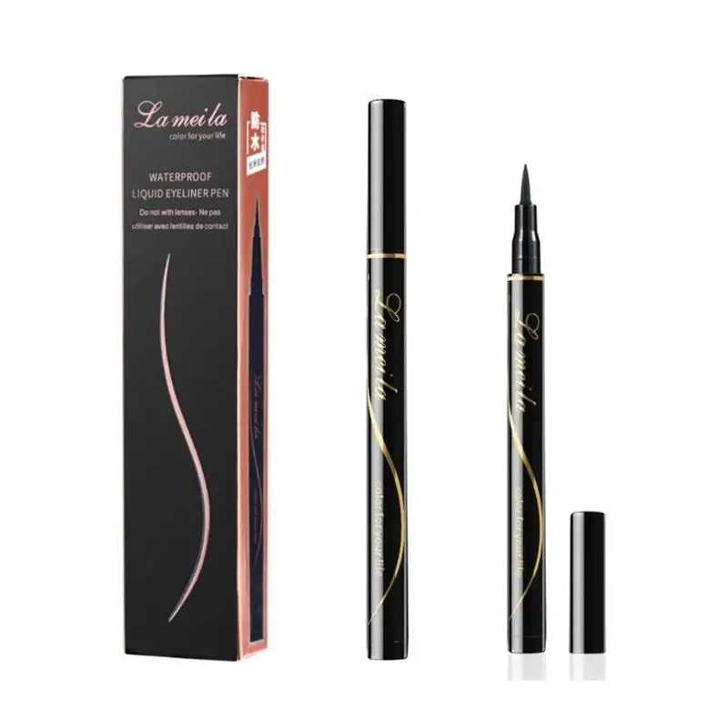 Liquid Eyeliner Pencil Big Eyes Makeup Long-lasting Eye Liner Pen Waterproof Black Make up Smooth Fast Dry Cat Eye Cosmetic Tool