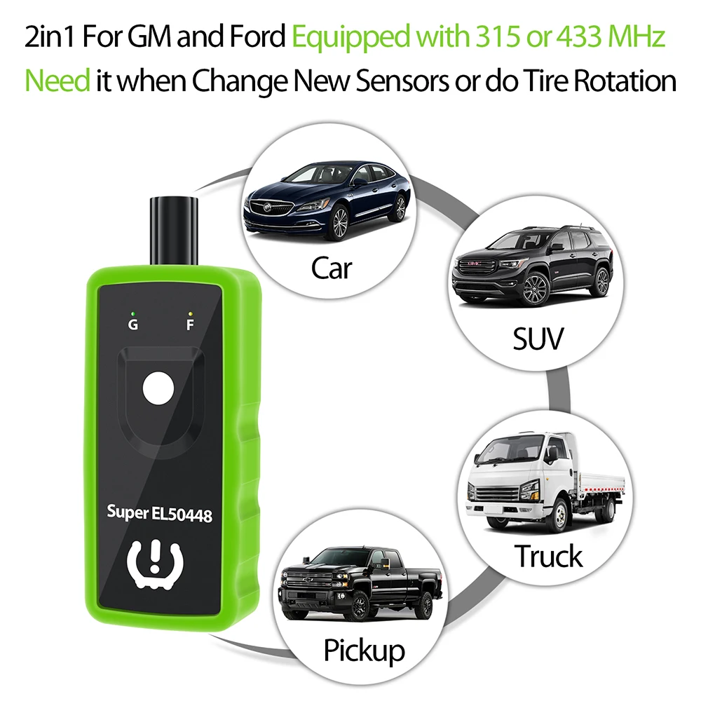 Obdresources Super EL50448 для Ford GM Opel TPMS сброс инструмента Автомобильный датчик контроля