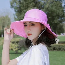 Однотонные шапки для девочек, высокое качество, летние кепки для рыбаков, милые шапки с бантом, для улицы, для рыбаков, Солнцезащитная Складная шапка для рыбалки